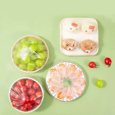 100pcs Food Covers| Plastic Sealing Bags Food Cover