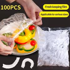 100pcs Food Covers| Plastic Sealing Bags Food Cover